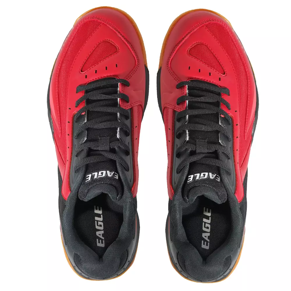 Eagle Sepatu Badminton Raizen - MERAH/HITAM