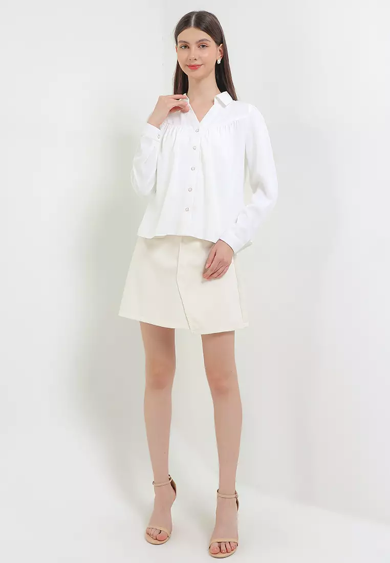 Kemeja Crepe - Elina Shirts