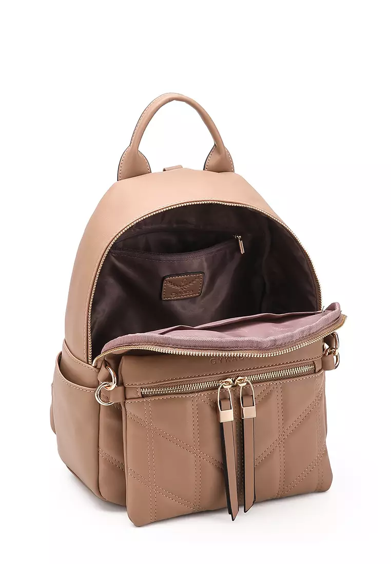 GYKACO TAKA Khaki - Tas Ransel Wanita - Fashion Backpack (IMPORT)