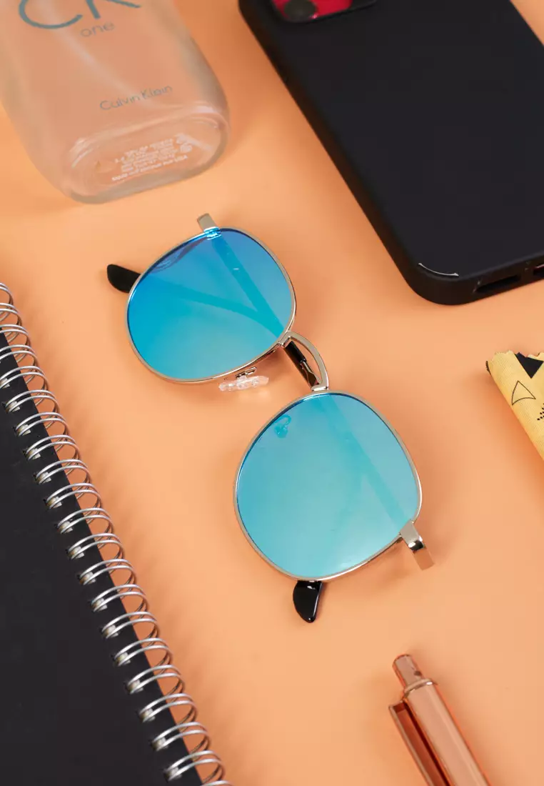 Adventure X Peculiar Eyewear Anti-Radiation UV400 Replaceable Lenses for Men and Women - Sunglasses - Silver