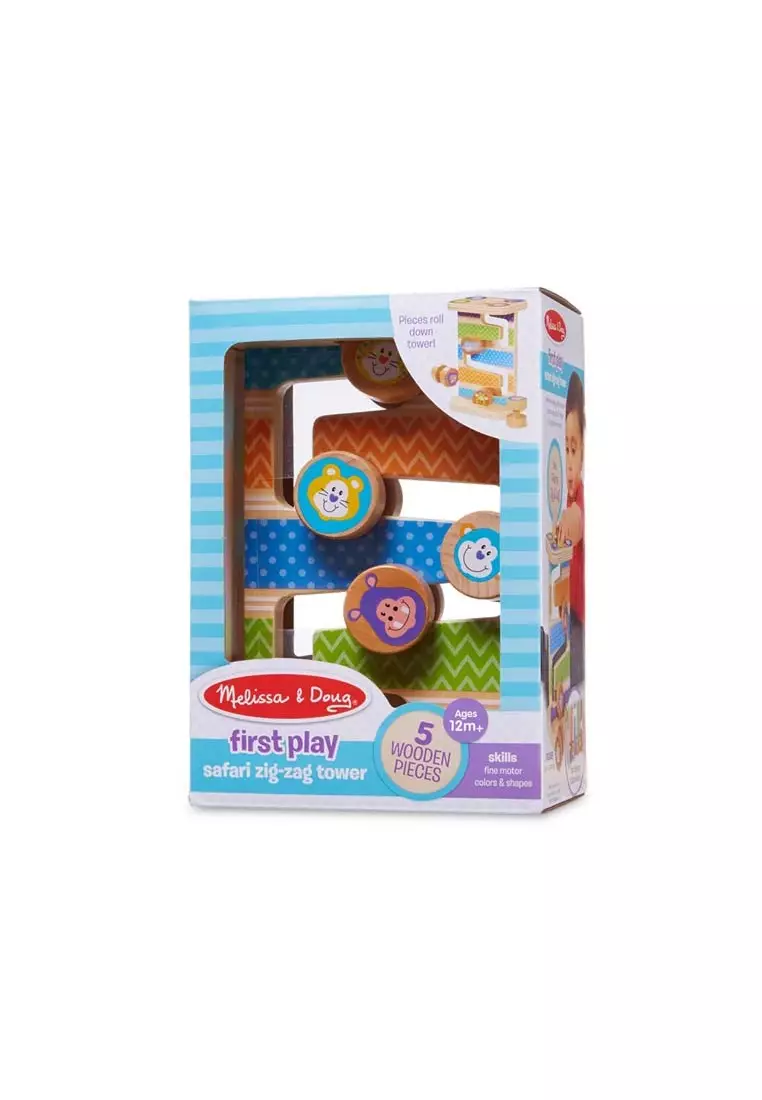 Melissa and doug 2025 zig zag tower