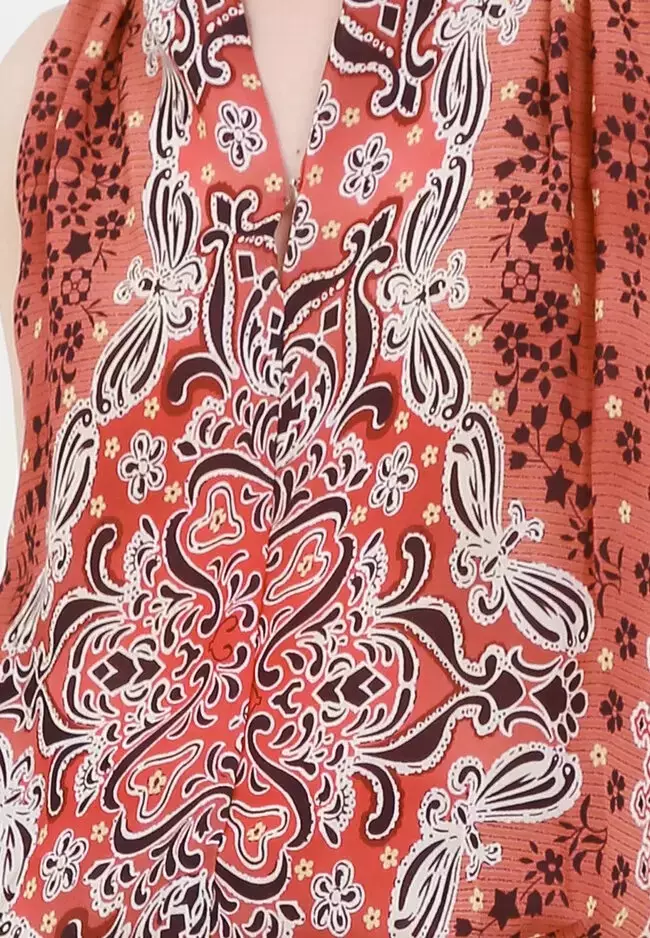 Chanira Penola Blouse-Brown Multi