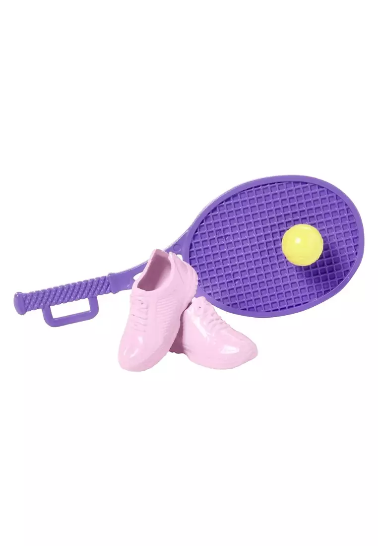 Barbie Doll Brunette Doll With Pet Puppy, Sets, Workout Theme with Accessories