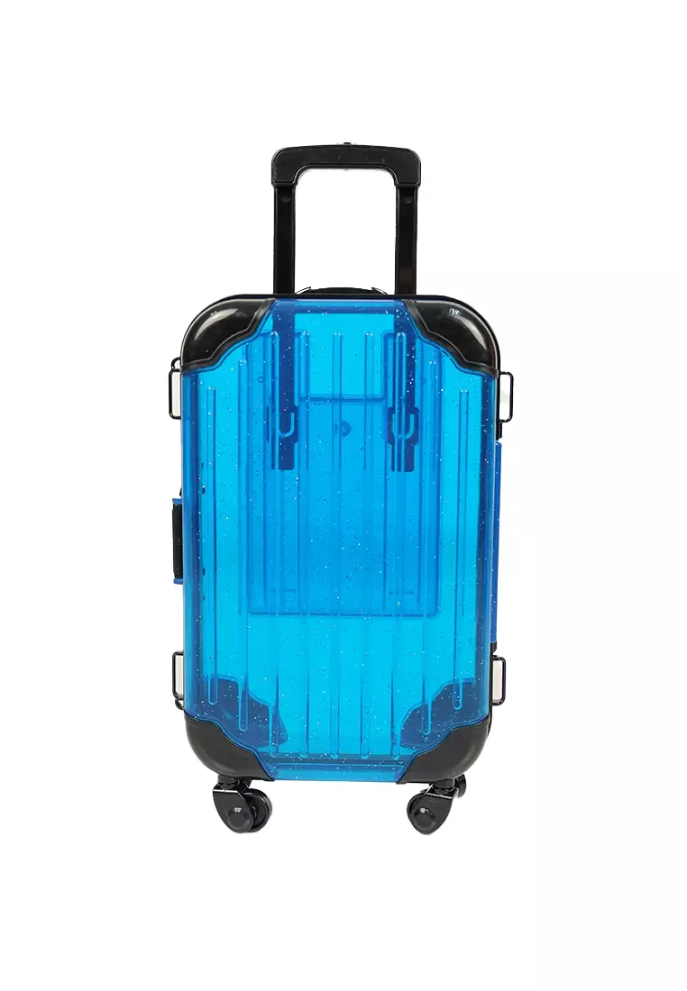 DISNEY TSUM TSUM GLITTER MINI STORAGE by Poly Pac Cute Design -DTM8413-BLUE