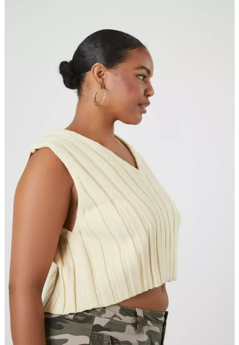 Crop top shop sweater plus size