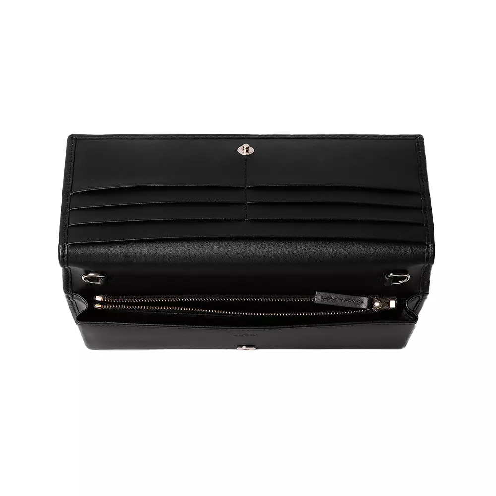 Horsebit 1955 Supreme Canvas Wallet On Chain Black Ghw