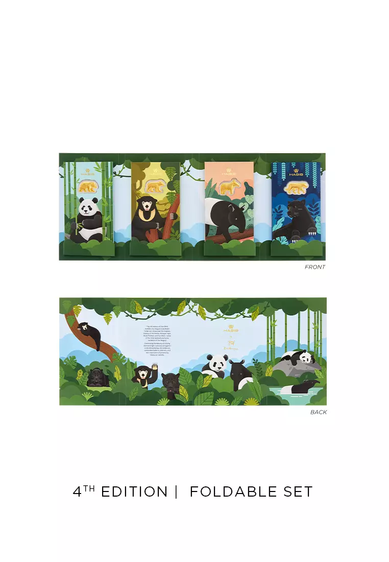 HABIB x Zoo Negara Collection Set 2025 | 999.9 Gold Wafer (0.80g)