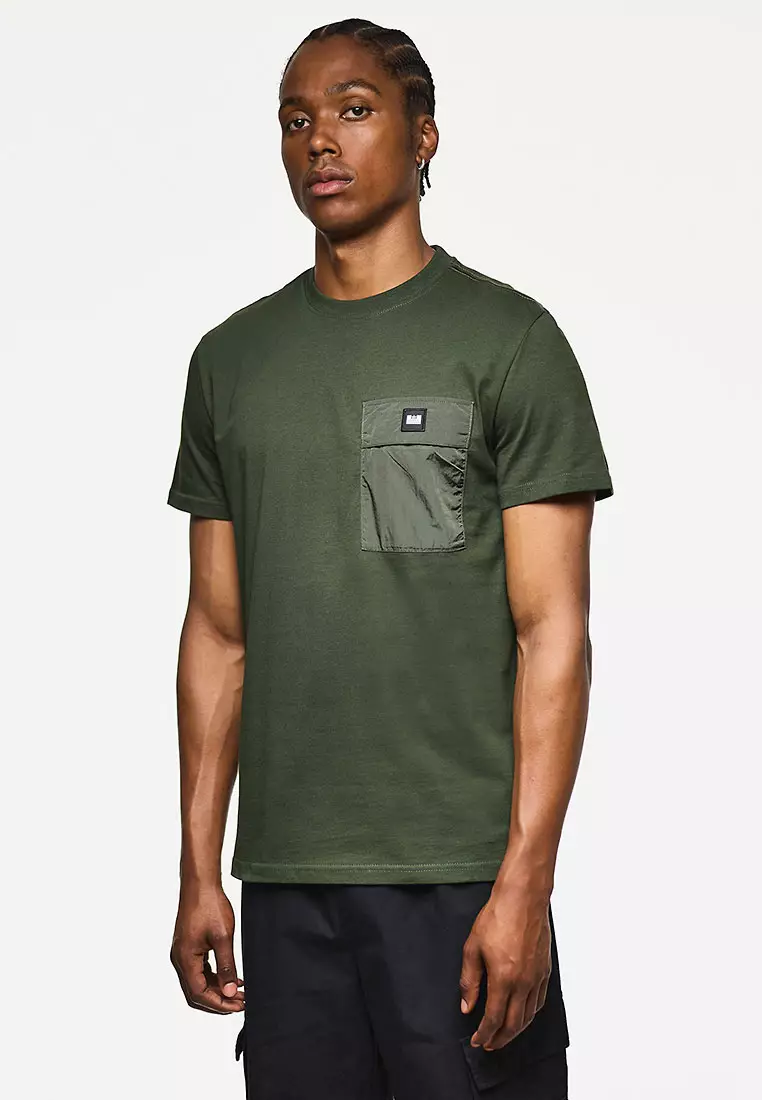 MENS BLACK FOREST STINIVA PARACHUTE POCKET TEE
