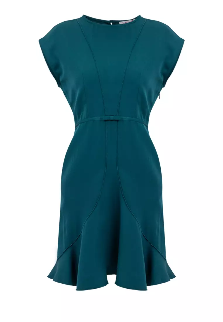 DOMINA Frill Hem Dress