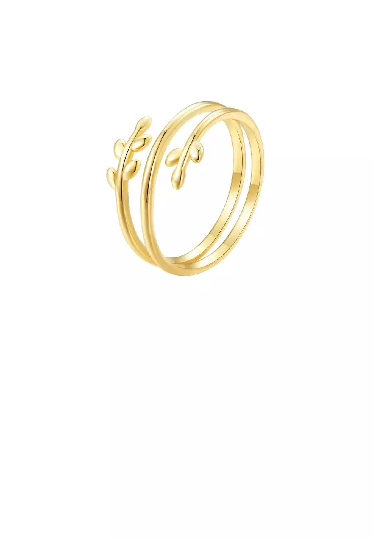 Gold ring circle cheap