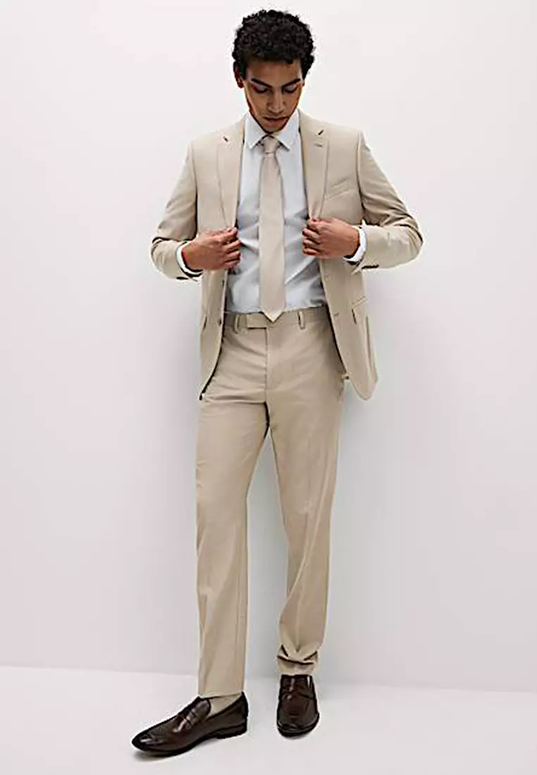 Slim Fit Stretch Suit Trousers
