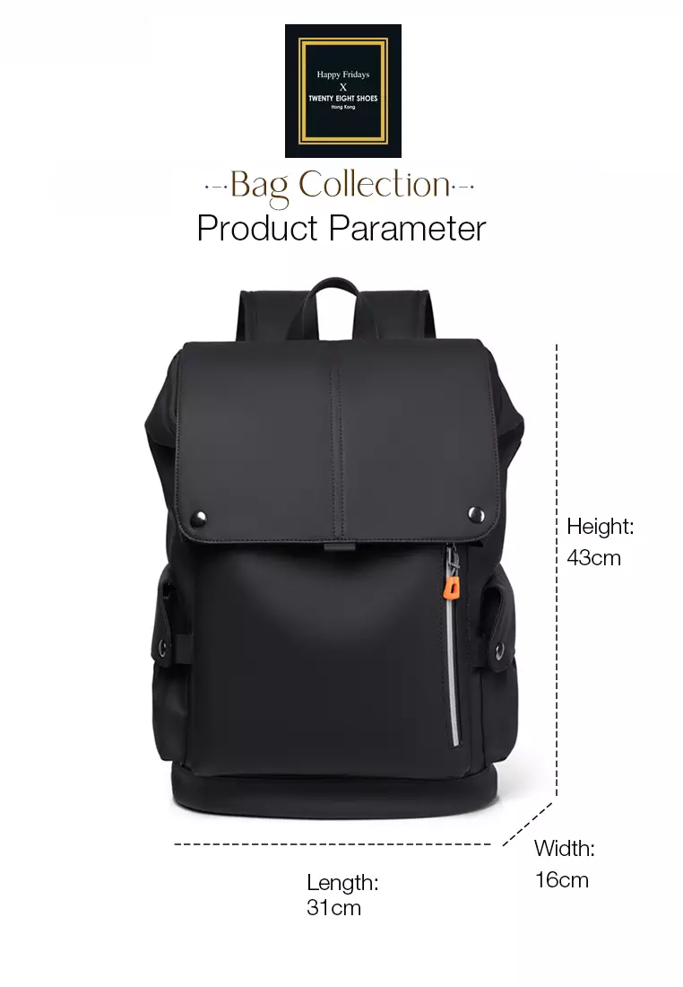 Multi Purpose Faux Leather Travel Laptop Backpack JW GD-PU1969