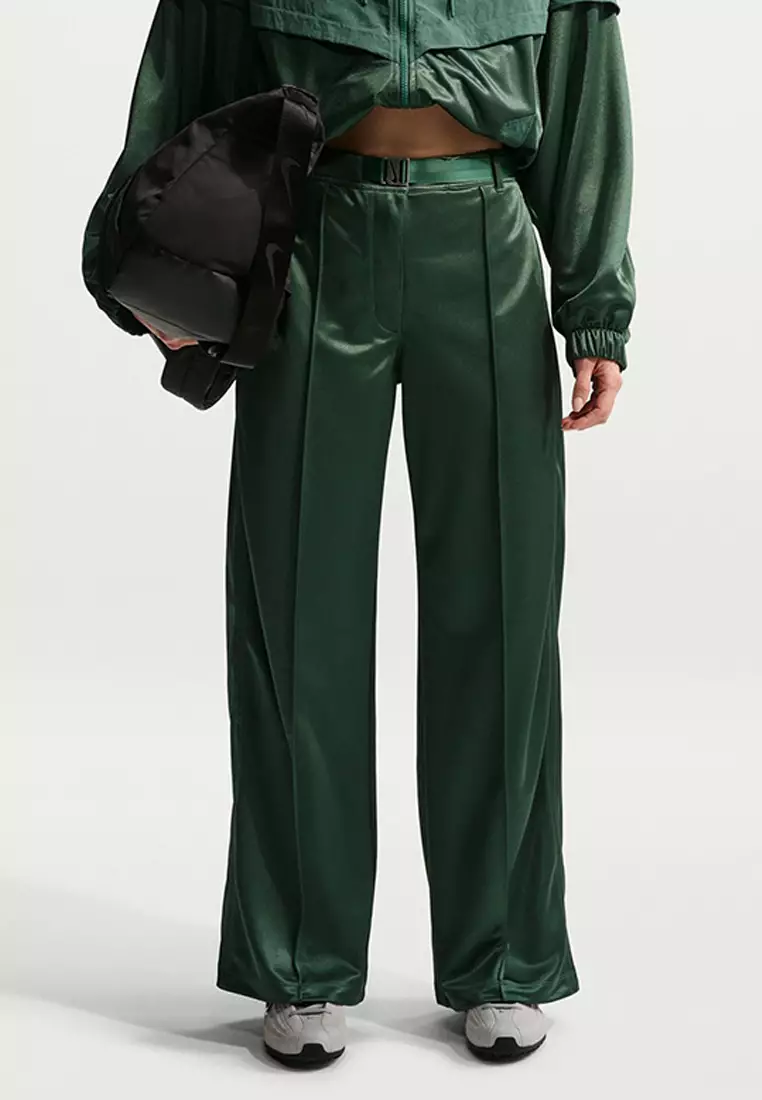 green clothing 22-23 4Pocket pants 【L】 Buy Nike Sportswear Women's Loose Mid-Rise Belted Pintuck Trousers