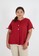 Sorabel red Arale Puff Blouse Big Size Red 1A030AAE05AFDFGS_1