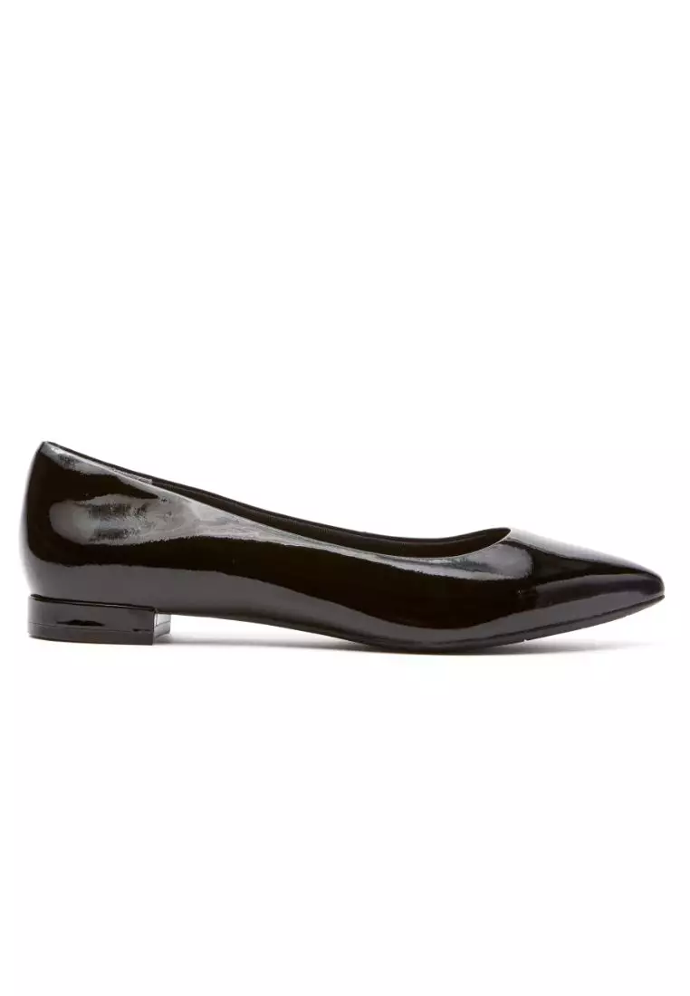 Rockport total motion ballet flats black hotsell