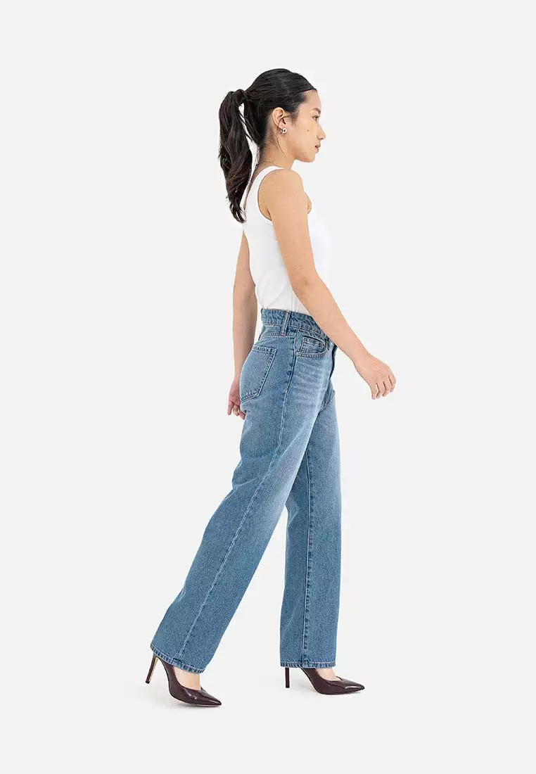 American Holic - Hakusan Straight Denim Pants