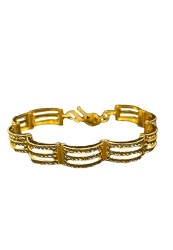 Buy Litz Litz 916 22k Gold Bracelet 黄金手链 Cgb0072 10 30g 2021 Online Zalora Singapore