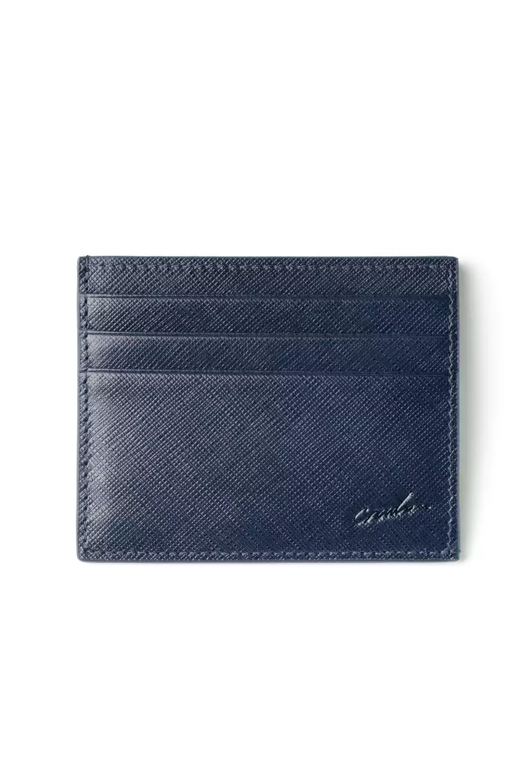 Saffiano leather credit card holder deals