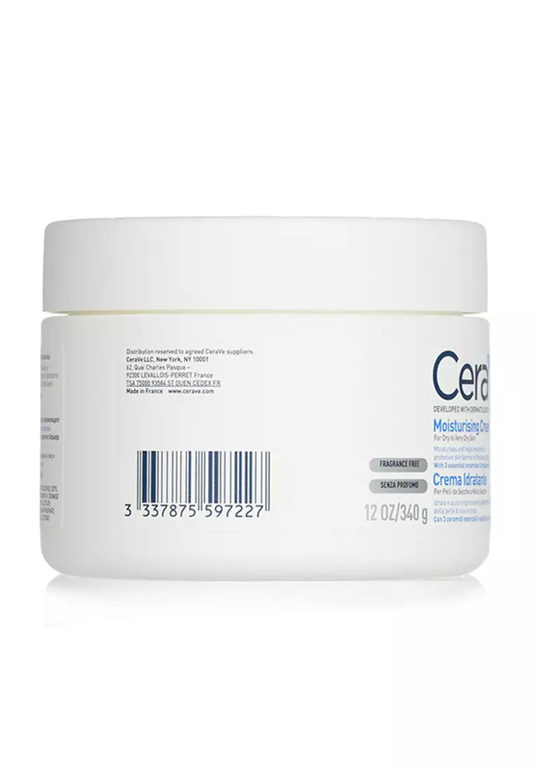 CERAVE - Moisturising Cream For Dry to Very Dry Skin 340g/12oz