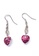 BELLE LIZ pink Isabella Pink Heart Drop Earrings 393CDAC3A8A77CGS_2