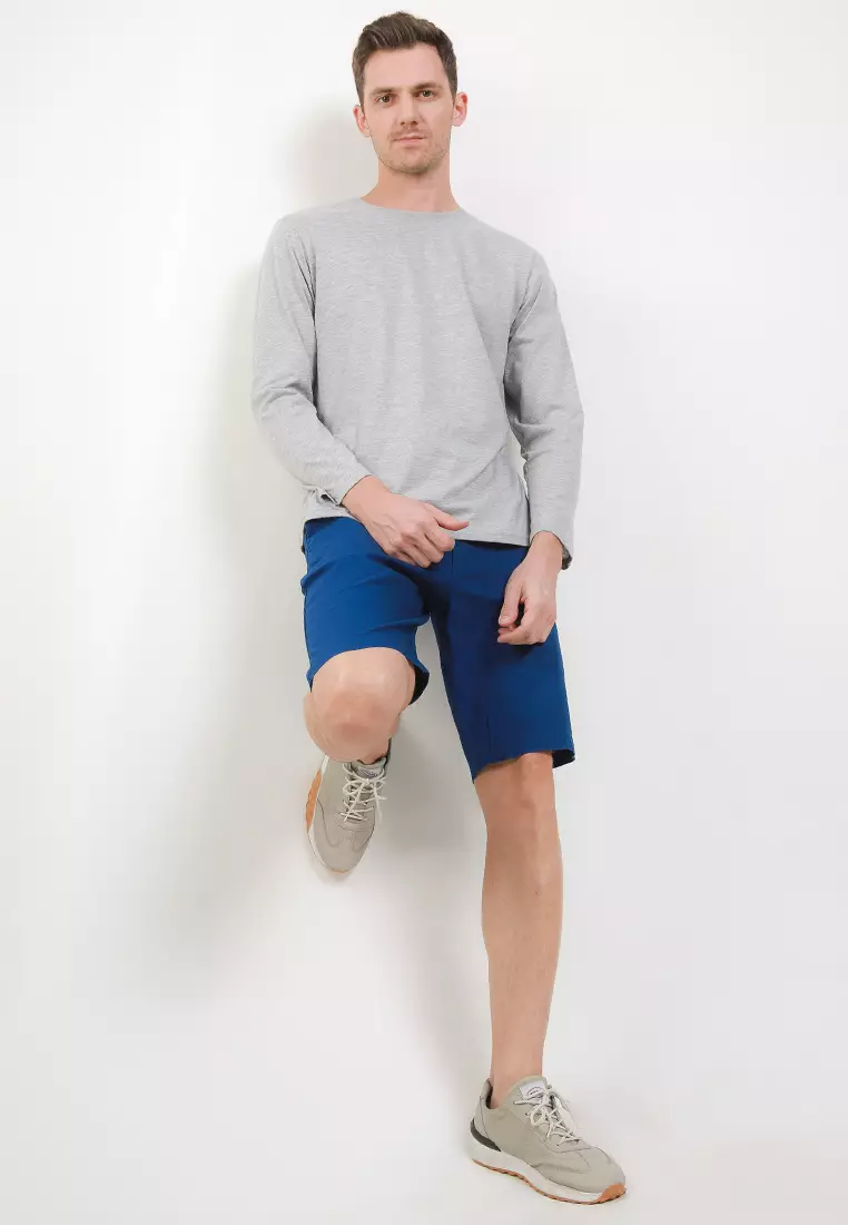 Linen Blend Chino Shorts