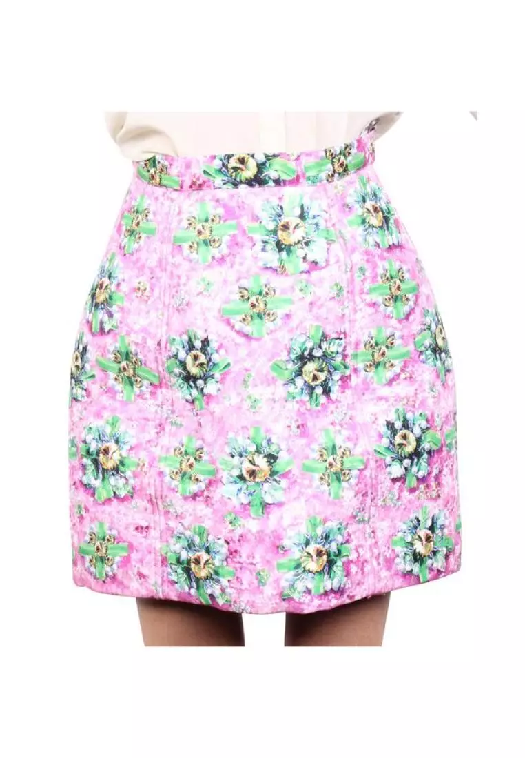 Mary Katrantzou Pre Loved MARY KATRANTZOU Floral Neoprene Skirt