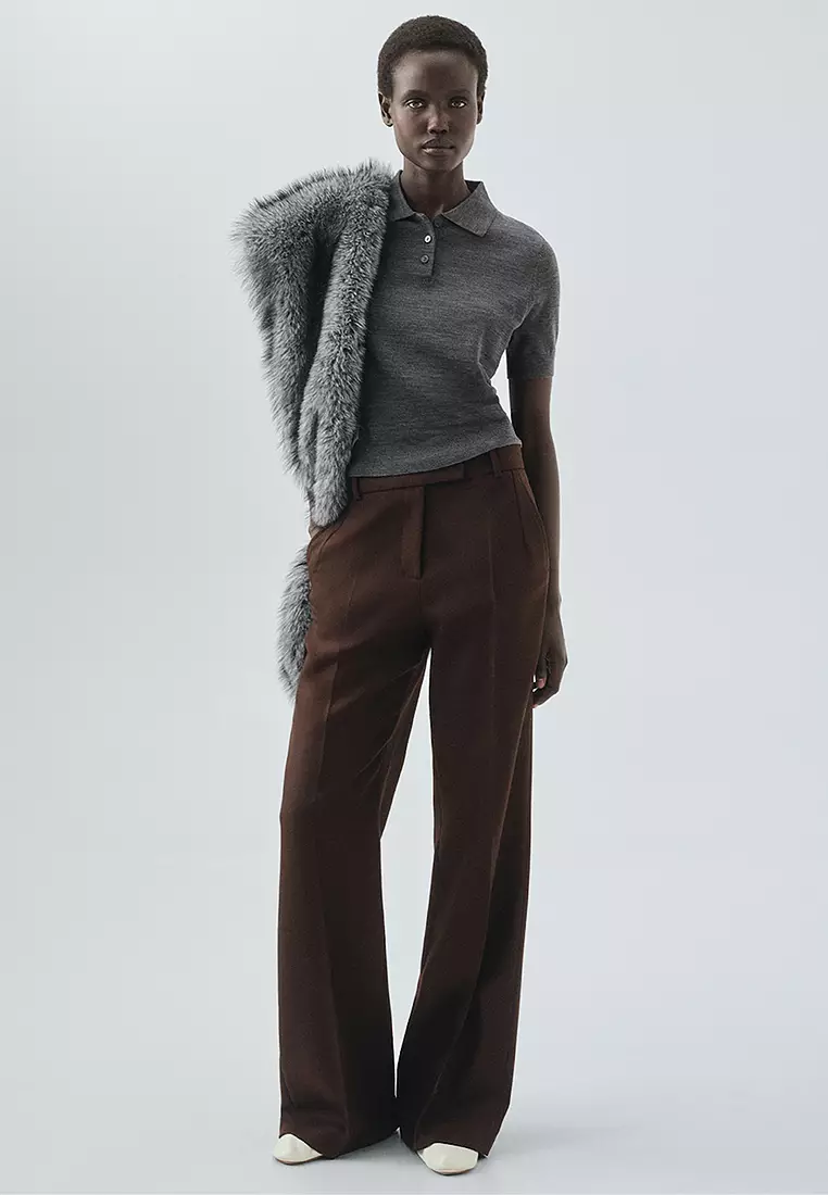 100% Wool Polo-Neck Sweater