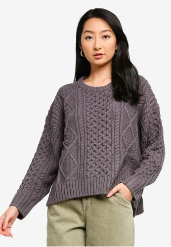 niko and ... grey Knit Sweater CA9A9AAB93BE79GS_1