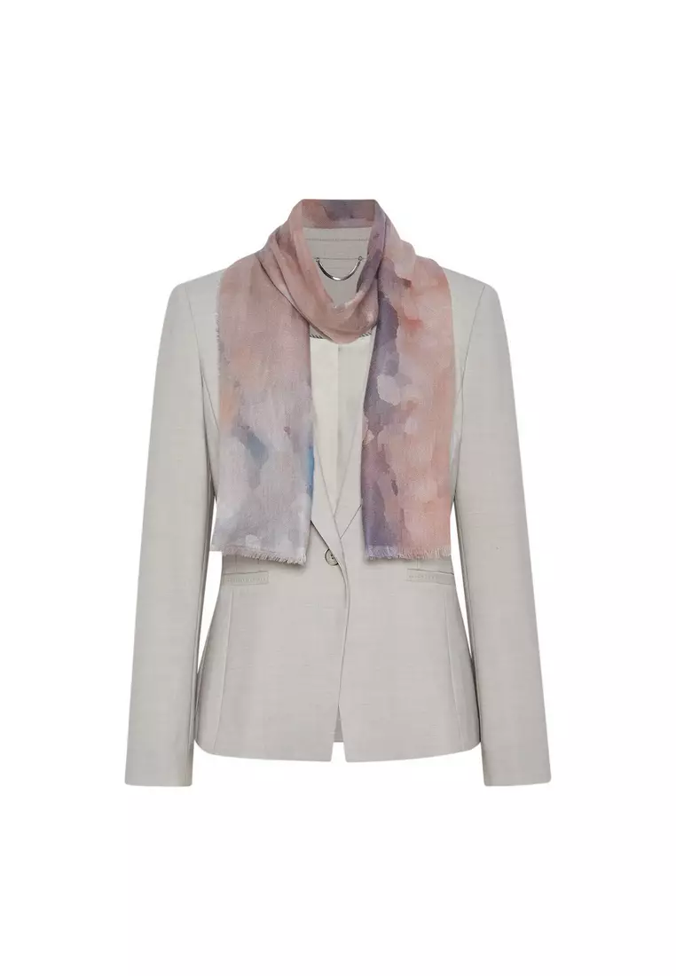 長袖修身西裝外套