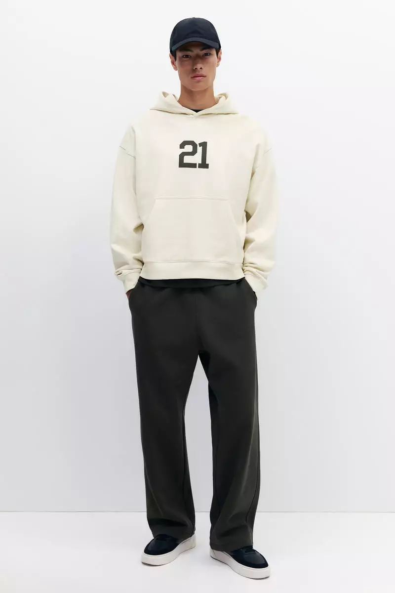 Oversized Fit Boxy Hoodie