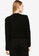 MISSGUIDED black Lace Trim Ruched Front Jumper FEA12AAF7310EBGS_1