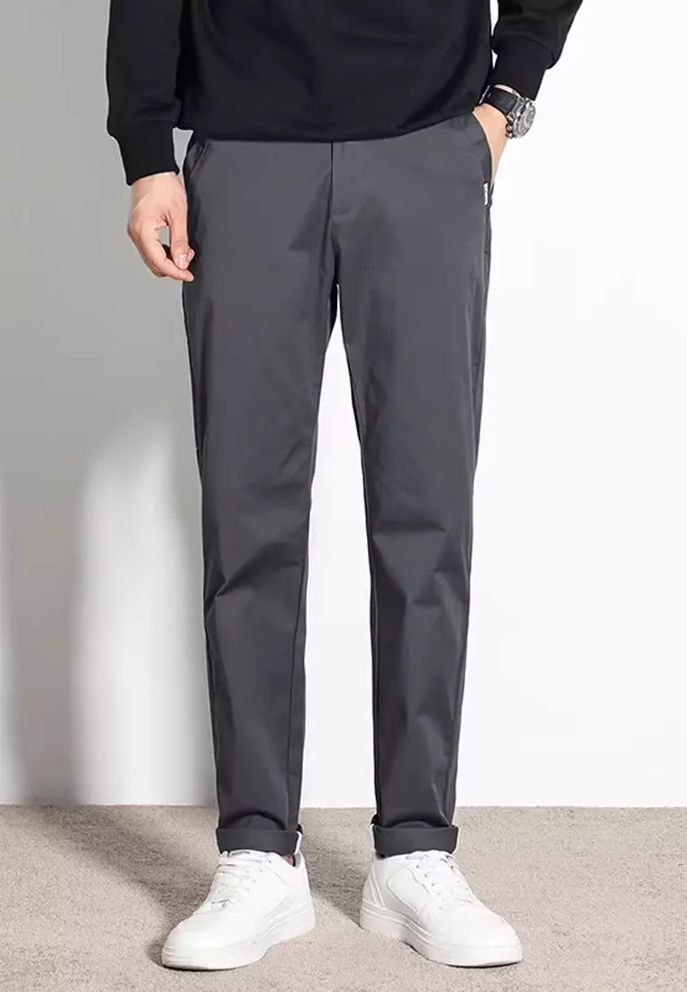 Trendyshop Elasticated Waist Slim Twill Pants 2024, Buy Trendyshop Online