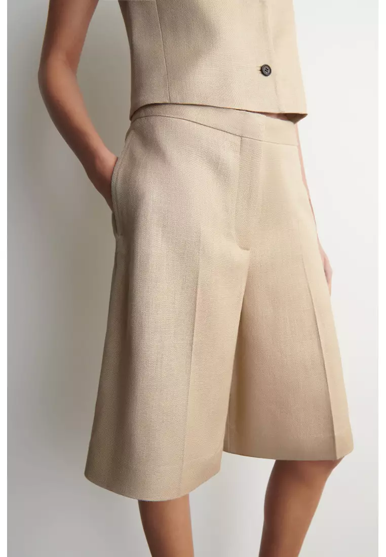 LONGLINE TAILORED SHORTS