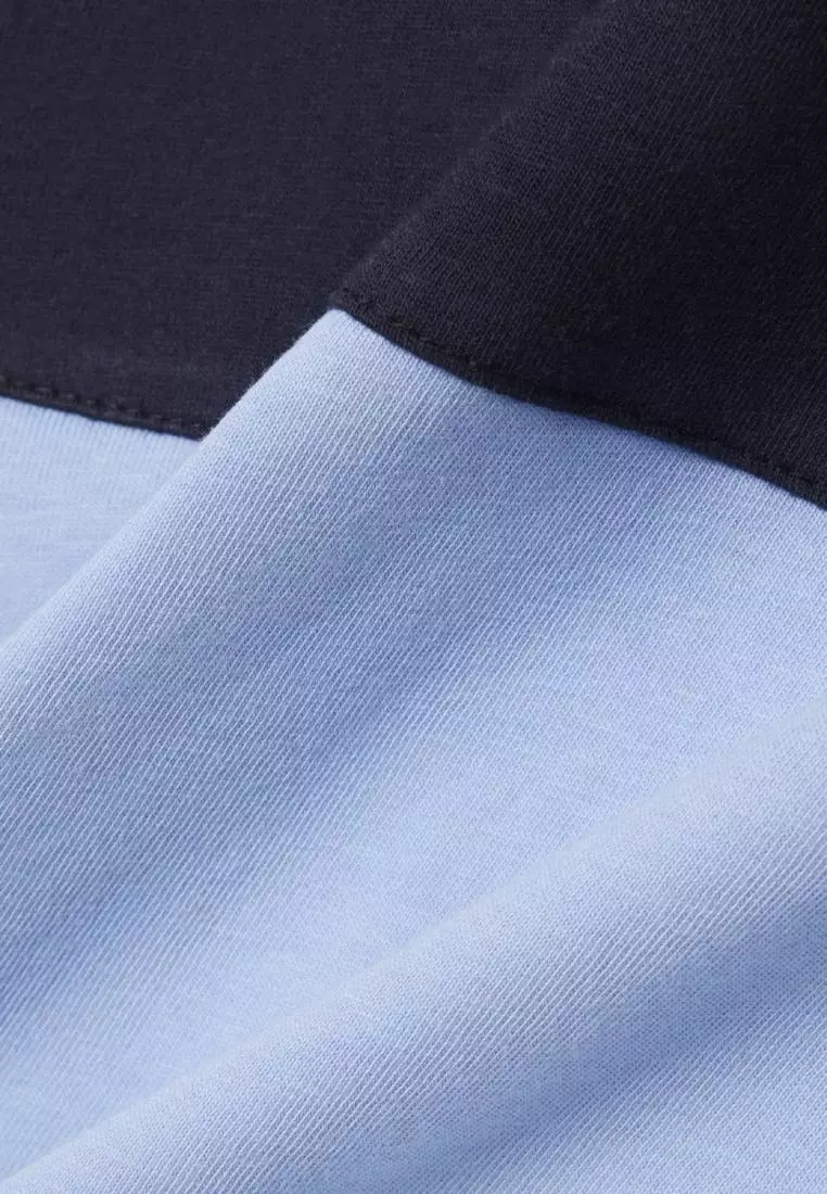 Colour-Block Cotton T-shirt