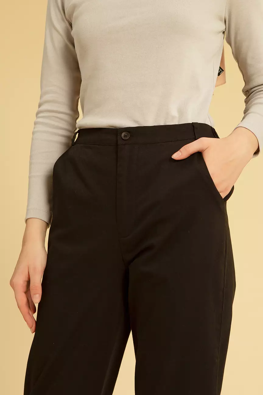 Celana Midi Wanita Ghayda Black