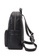 Lara black Men's Minimalist PU Leather Crocodile Grain Backpack - Black 09613ACA989A42GS_3