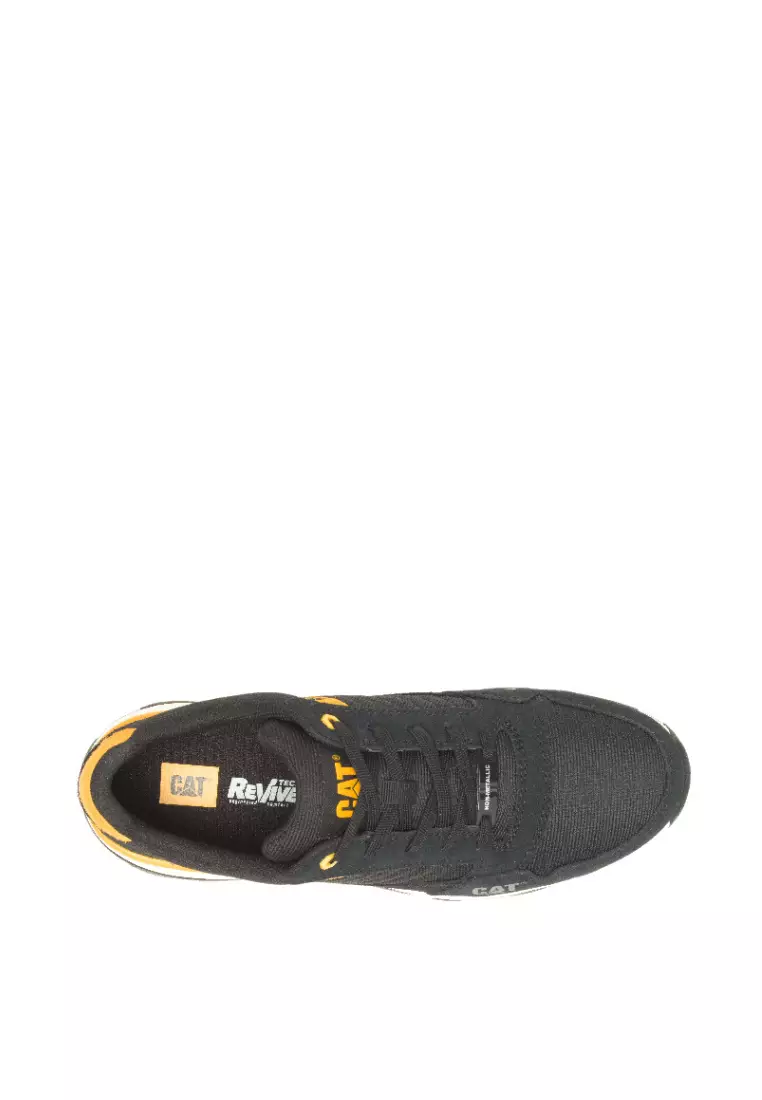 Caterpillar Men's VENWARD Composite Toe Work Shoe - Black/CAT Yellow (P91480)