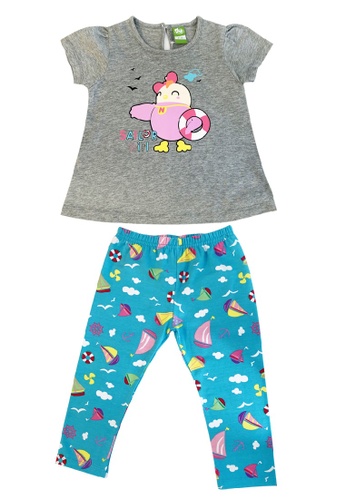 Didi and Friends Toddler Round Neck Short Sleeve Tee with Legging 81D81KAE688D3CGS_1