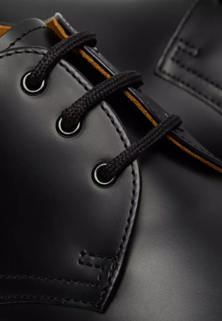 Dr. Martens 1461 PLAIN WELT SMOOTH LEATHER SHOES BLACK 2024