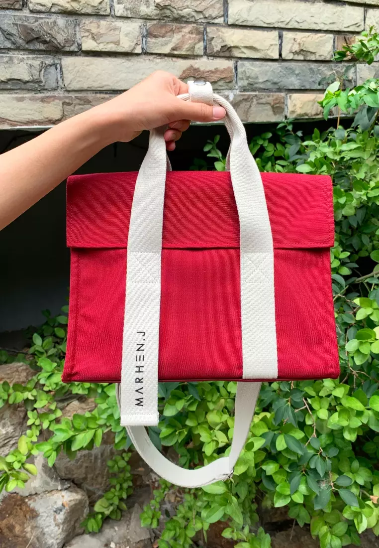 ROY MINI Canvas Crossbody Bag Jester Red