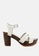 Rag & CO. white Criss-Cross Ankle Strap Sandal 4EF73SH530BB12GS_8