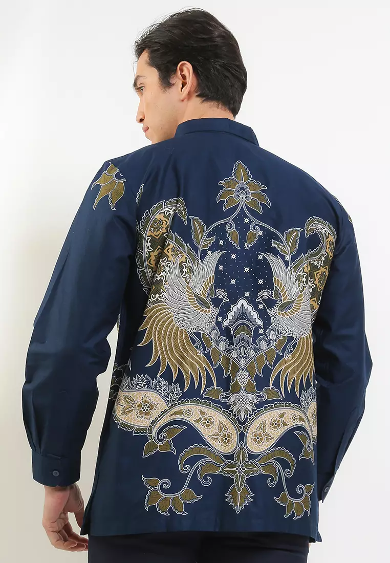 Justin Shirt Kemeja Batik Pria Panjang