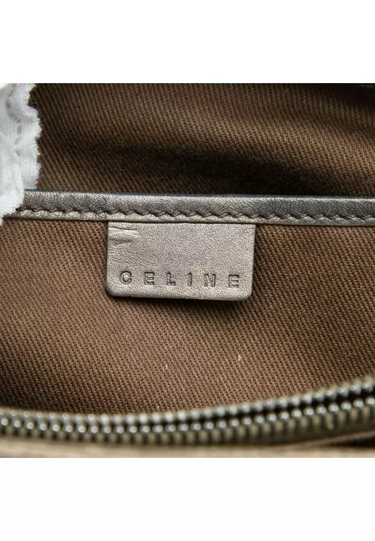 Pre-Loved Celine C Macadam Suede Tote