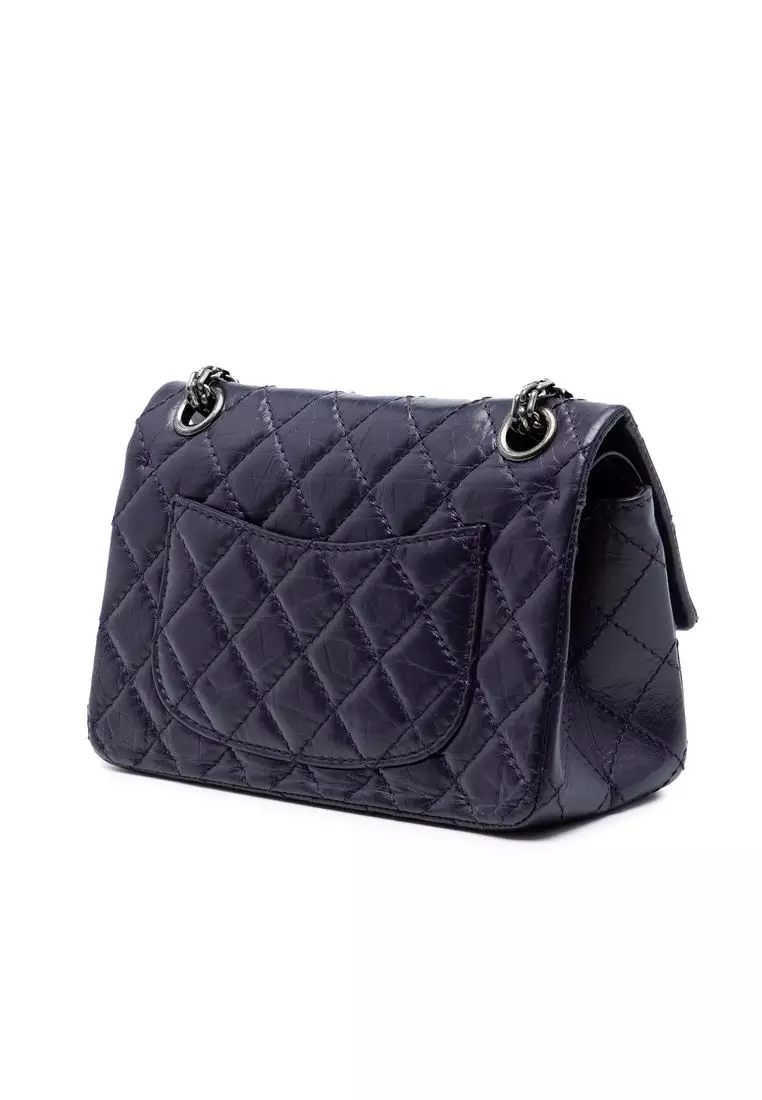 Pre-Loved Chanel Quilted Aged Calfskin Reissue 2.55 Double Flap 224