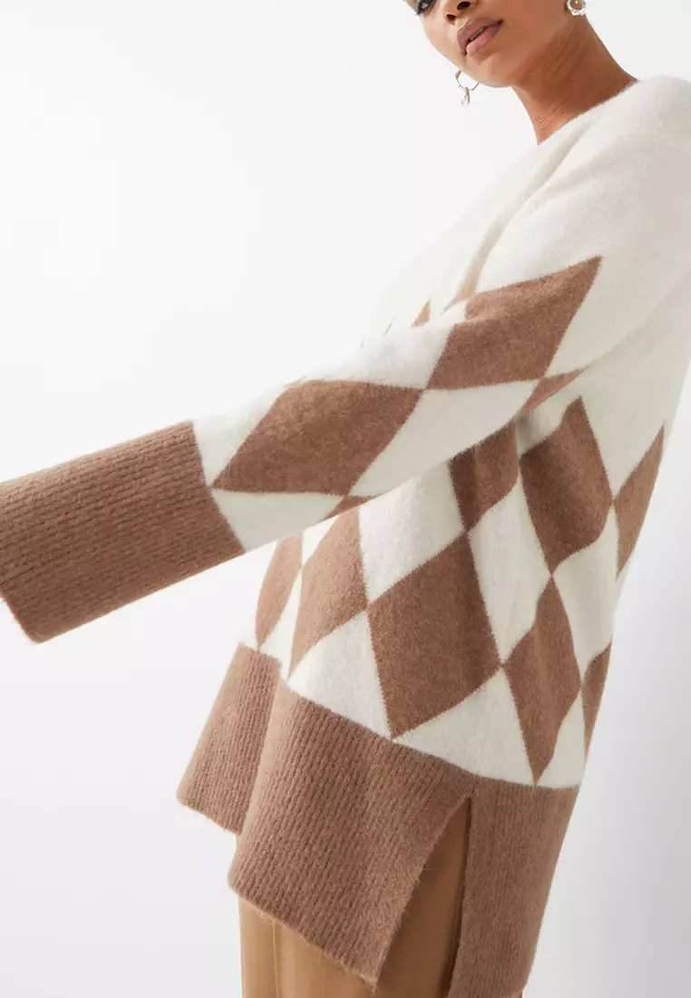 Argyle Knit Jumper