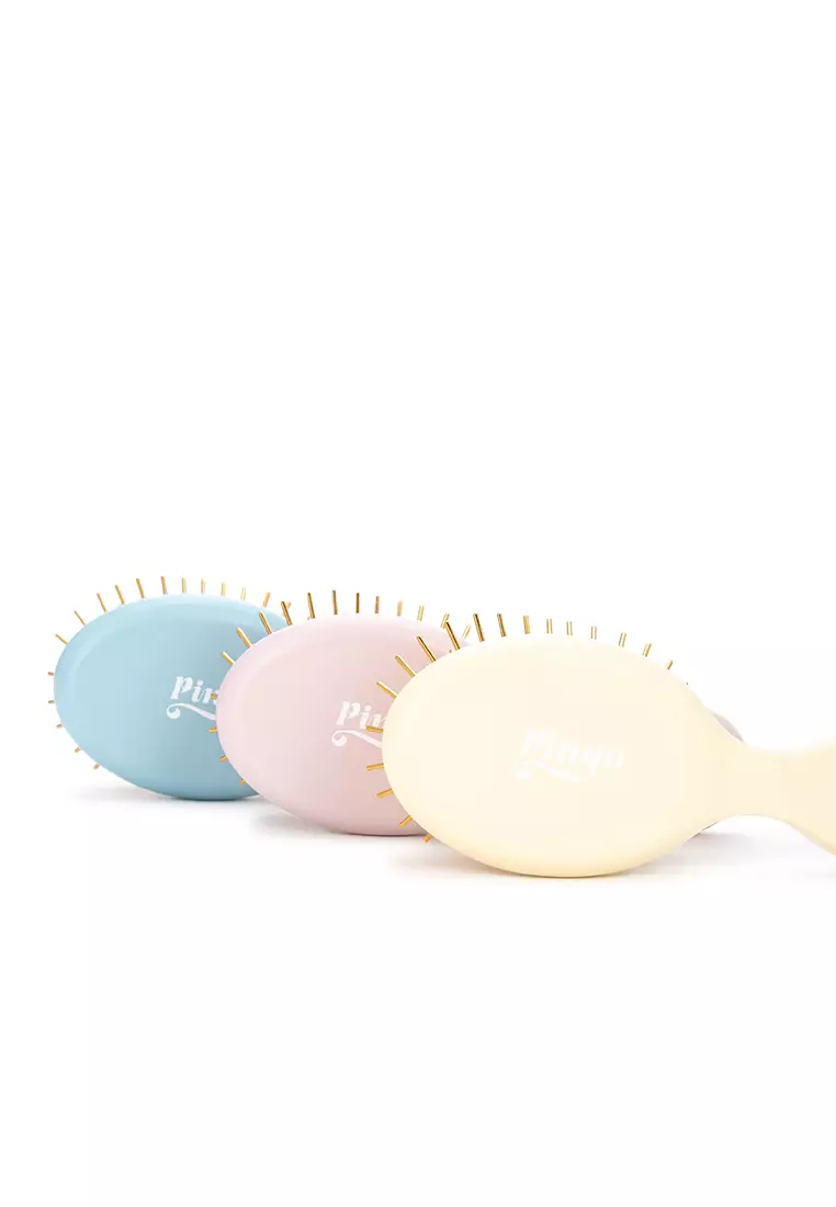 Qmini Beechwood Golden Hair Brush