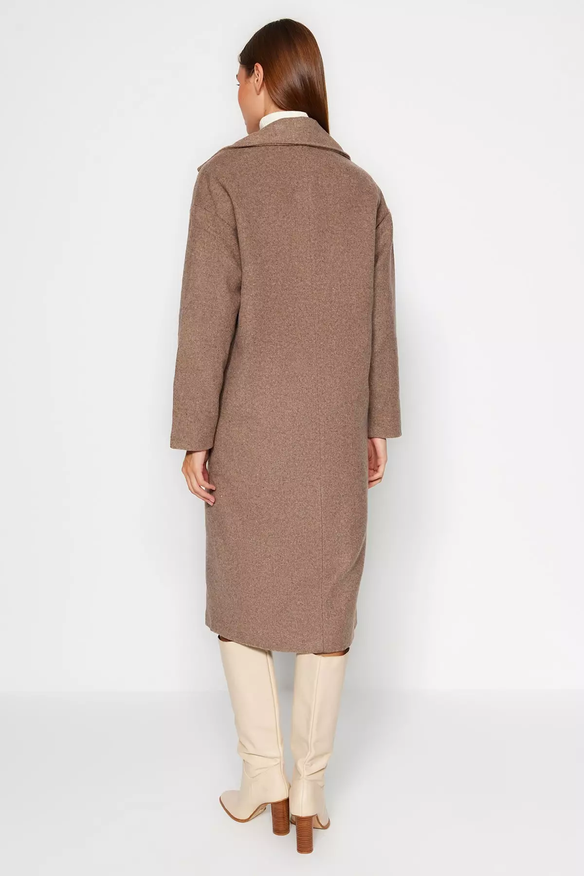 Button Closure Cachet Overcoat