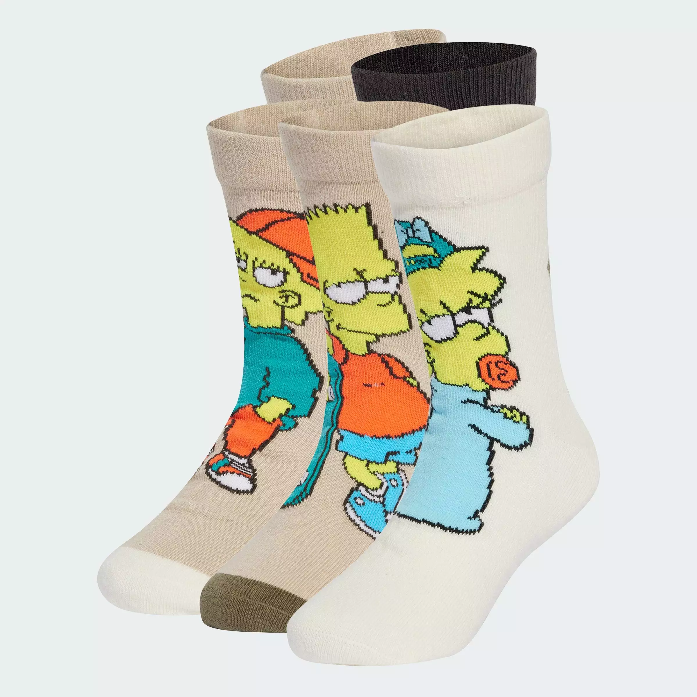 Buy ADIDAS Lifestyle The Simpsons Socks Kids Unisex Brown JM4473