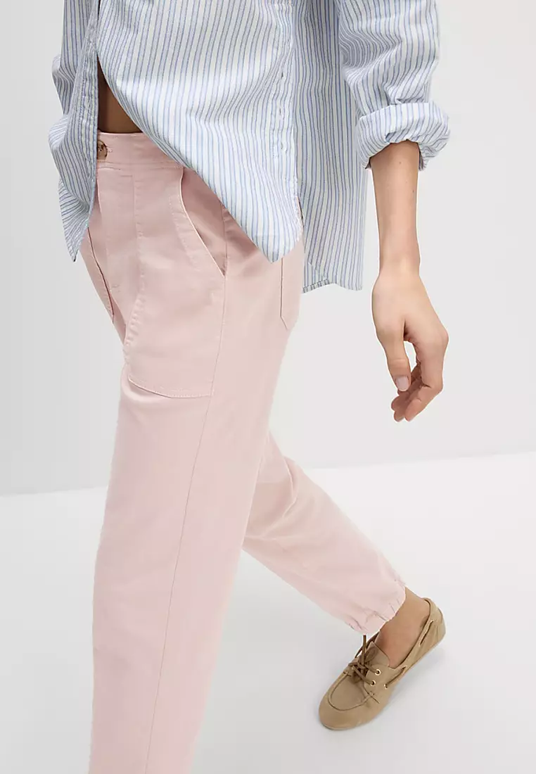 Cotton Blend Slim Fit Joggers