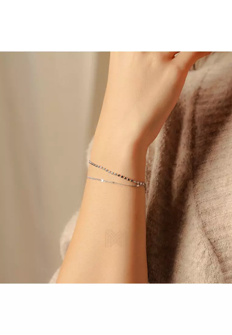 White gold shop bracelets online